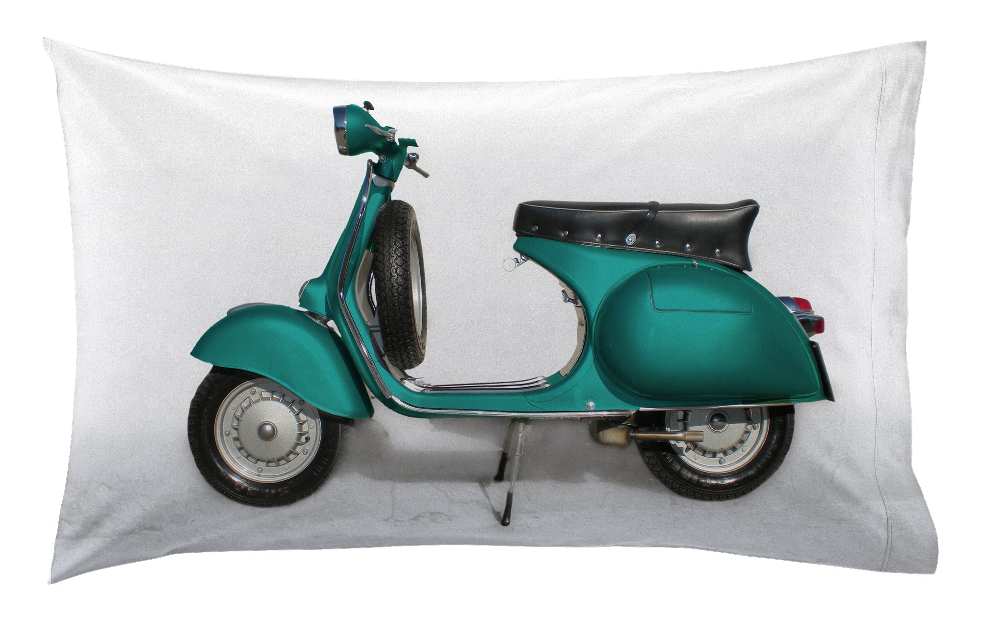 Coppia di federe set di 2 federe stampa digitale 100% cotone made in italy VESPA