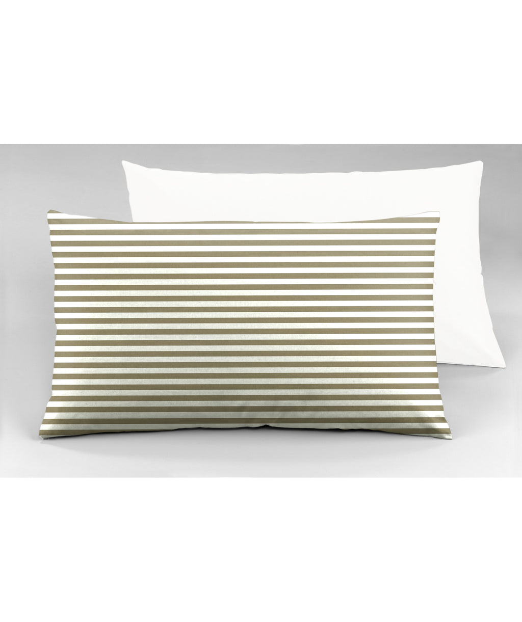 Set 2 federe coppia di federe bifaccia doubleface stampa digitale 100% cotone Made in Italy RIGA MINI TORTORA - NOVILUNIO.IT