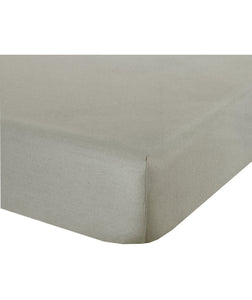 Completo letto lenzuola bicolor in 100% cotone made in Italy NATURALE/TORTORA