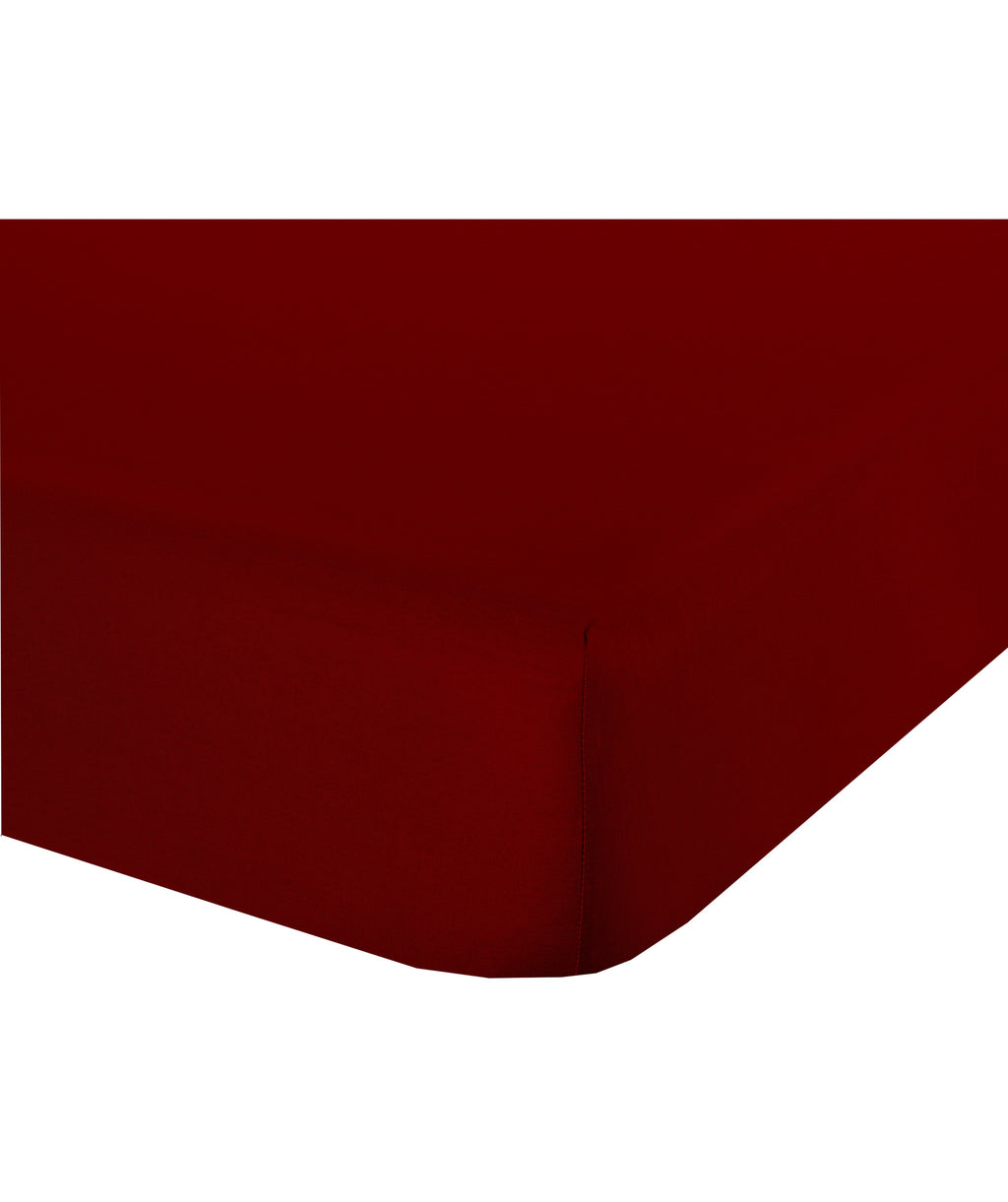 Lenzuolo letto sotto lenzuola con angoli in cotone made in italy BORDEAUX - NOVILUNIO.IT