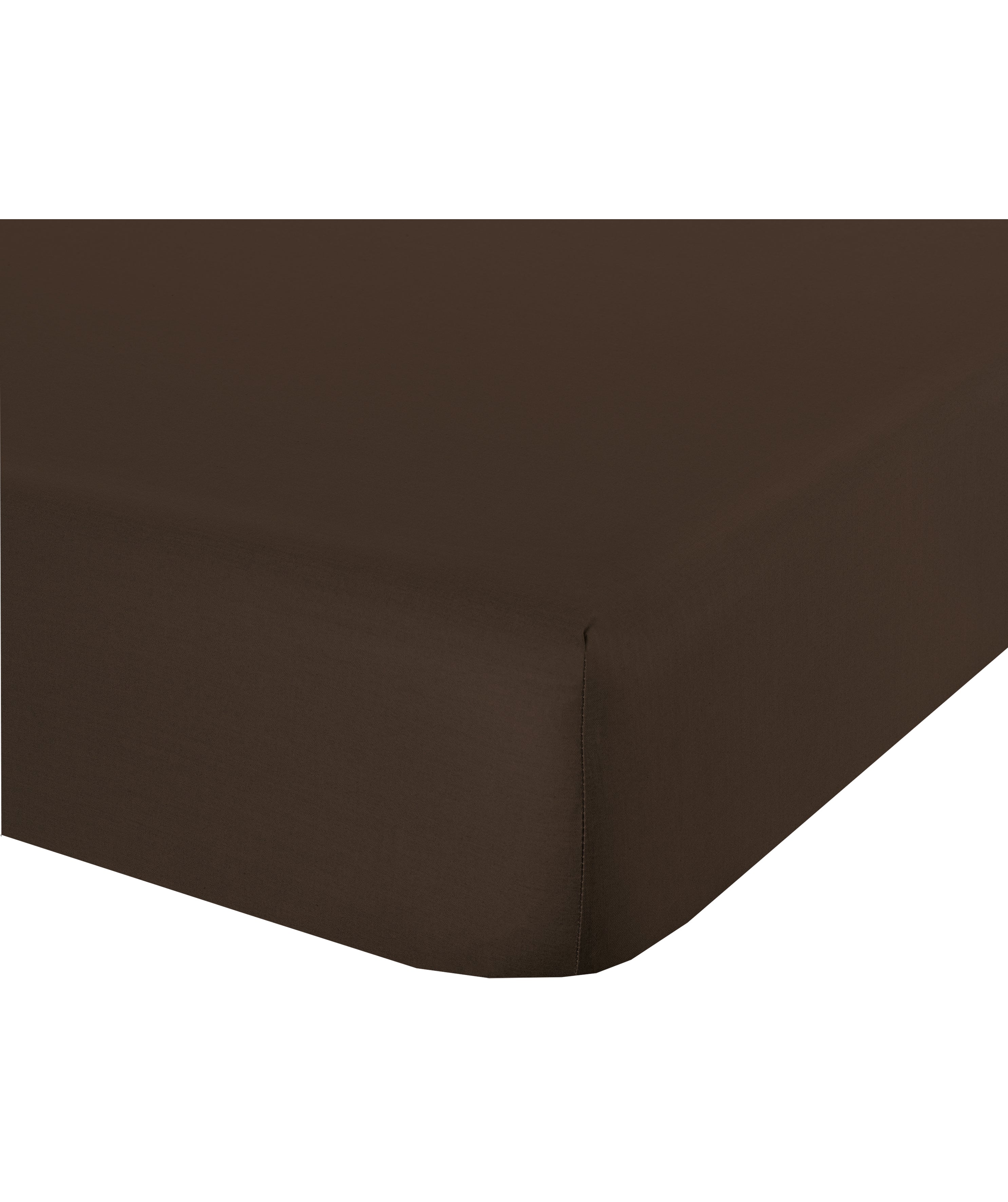 Lenzuolo letto sotto lenzuola con angoli in cotone made in italy CACAO - NOVILUNIO.IT