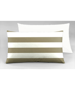 Set 2 federe coppia di federe bifaccia doubleface stampa digitale 100% cotone Made in Italy RIGA MAXI TORTORA - NOVILUNIO.IT