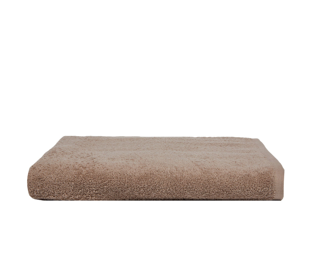 Telo bagno mare spiaggia doccia asciugamano soffice morbido assorbente resistente 100% cotone TORTORA - NOVILUNIO.IT