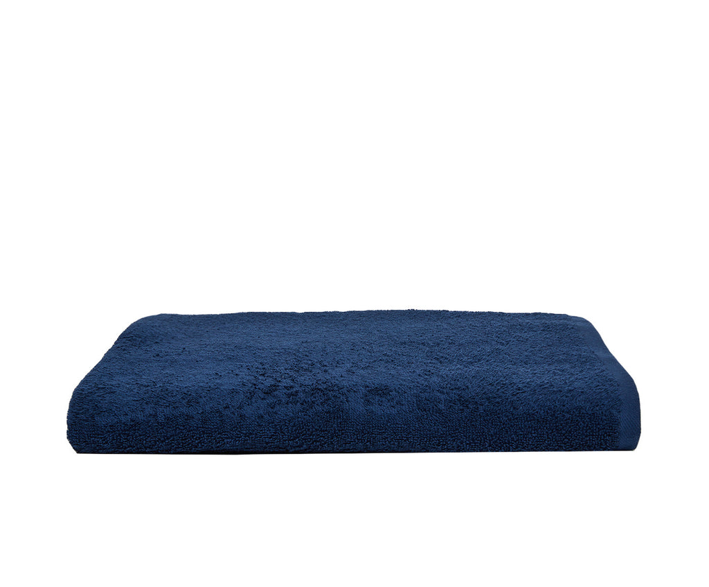 Telo bagno mare spiaggia doccia asciugamano soffice morbido assorbente resistente 100% cotone BLU NOTTE - NOVILUNIO.IT