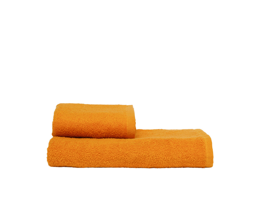 Set Asciugamani 2 Pezzi (1 Asciugamano viso 1 Asciugamano ospite) soffici morbidi assorbenti  OCRA - NOVILUNIO.IT