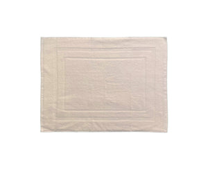 Tappetino Doccia Bagno soffice morbido assorbente resistente 100% cotone PANNA