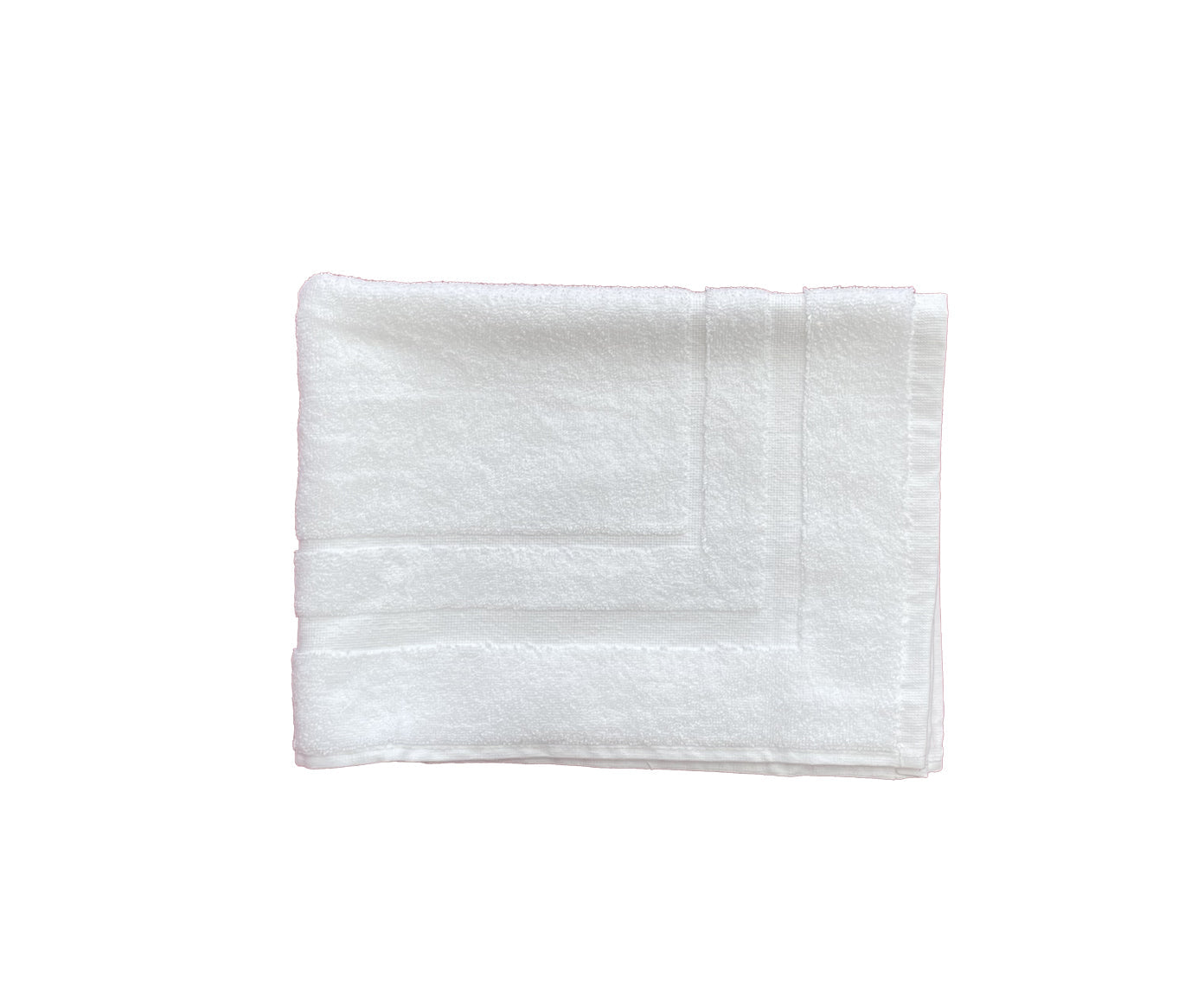 Tappetino Doccia Bagno soffice morbido assorbente resistente 100% cotone BIANCO