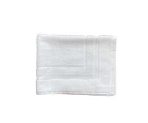 Tappetino Doccia Bagno soffice morbido assorbente resistente 100% cotone BIANCO