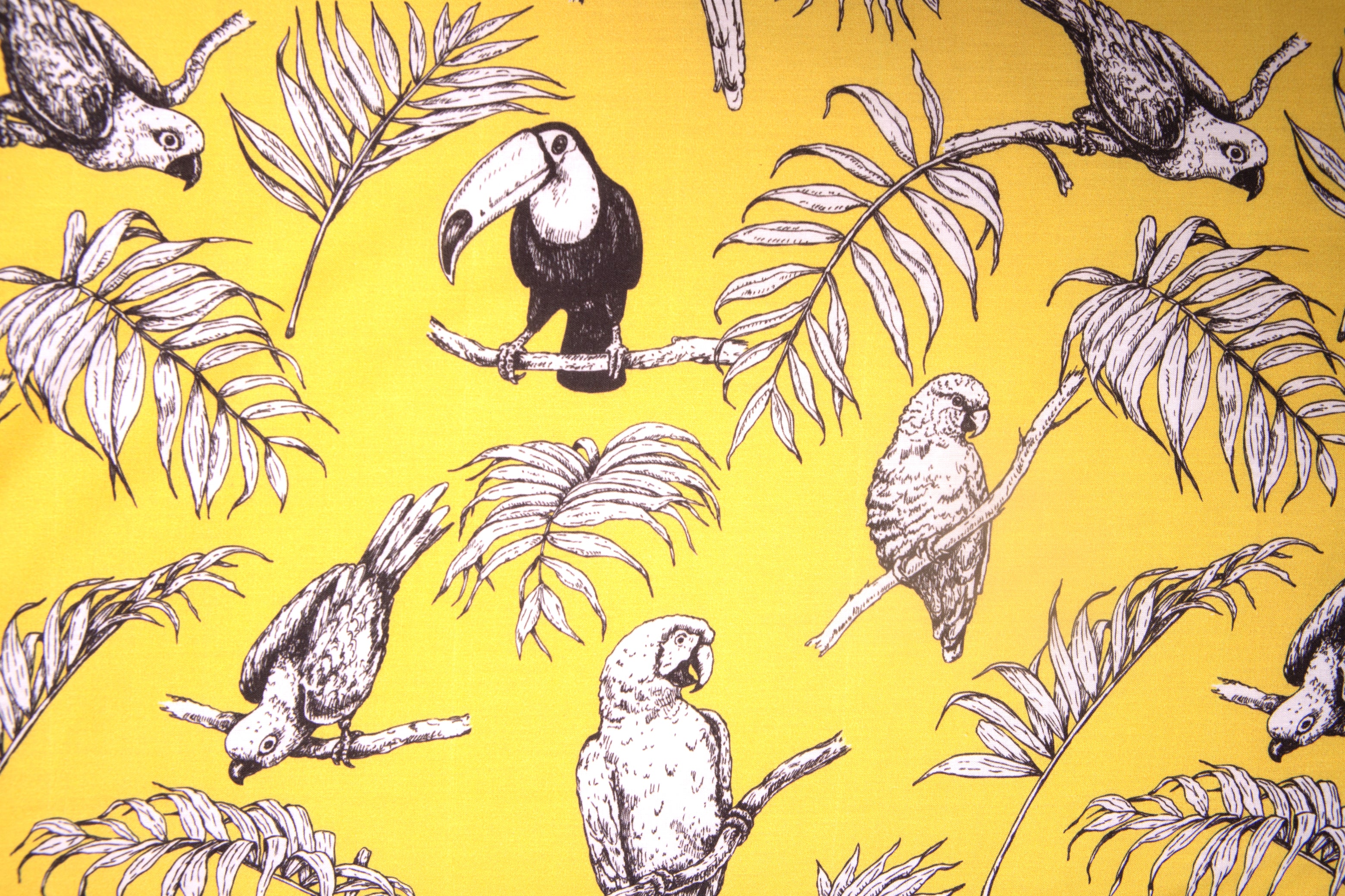 Completo letto lenzuola federe bifaccia double face stampa digitale in cotone made in italy  CUBA GIALLO/BIANO