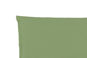 Completo letto lenzuola federe bifaccia double face stampa digitale in cotone made in italy  GIUNGLA/SALVIA