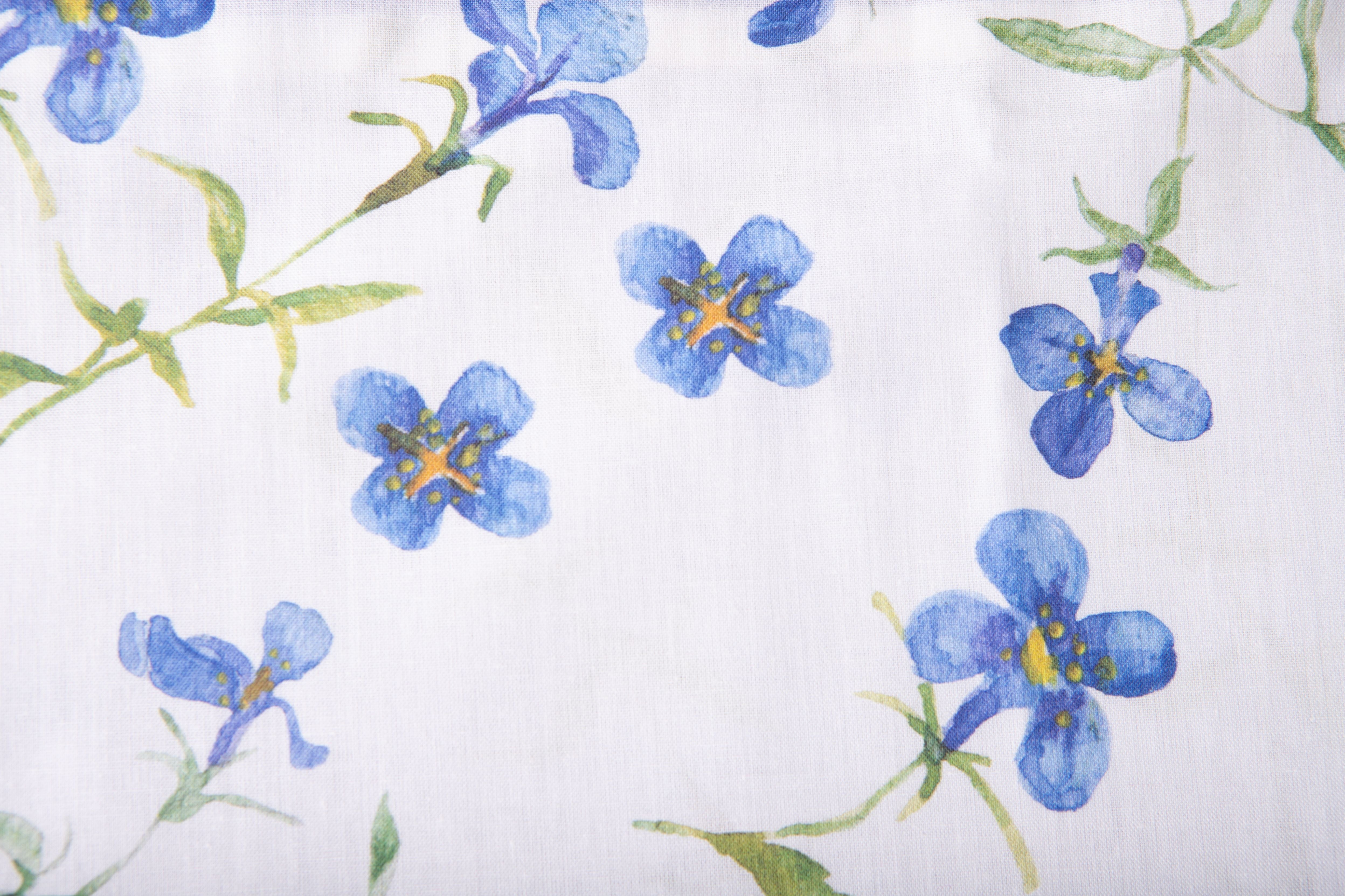 Set 2 federe coppia di federe bifaccia doubleface stampa digitale 100% cotone Made in Italy RICORDI/BLUETTE