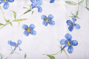Set Copripiumino federe bifaccia Doubleface parure Copripiumino Stampa Digitale 100% Cotone Made in Italy RICORDI/BLUETTE