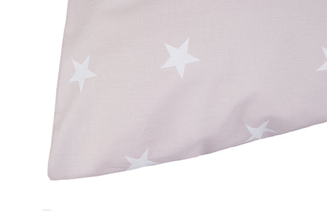 Set copripiumino federe letto 100% cotone stampa digitale STELLA ROSA