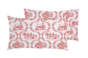 Set copripiumino federe parure Copripiumino eleganti fantasie stampa digitale 100% cotone Made in Italy TROILE DE JOUY MALDIVE