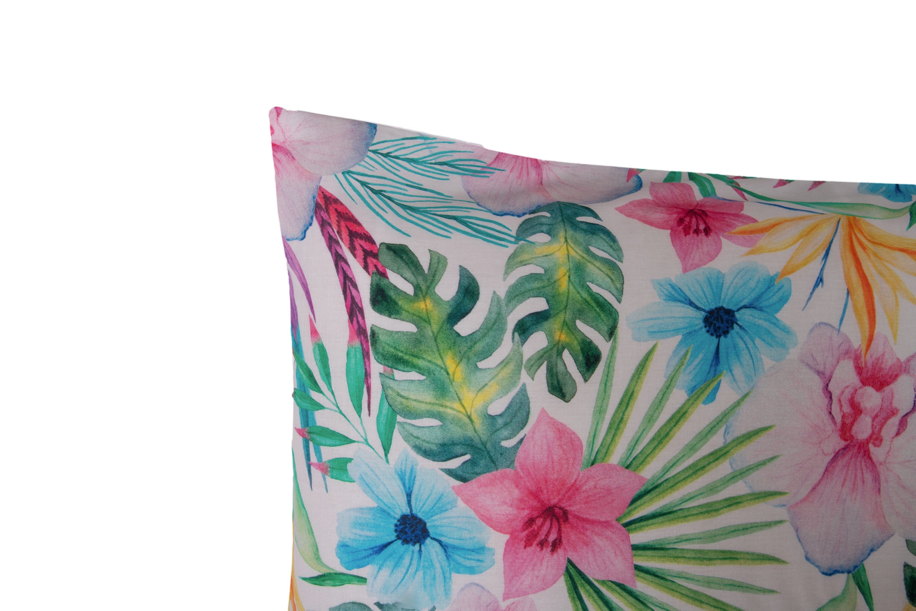 Set 2 federe coppia di federe stampa digitale cotone Made in Italy MELANIA - Vanita di raso