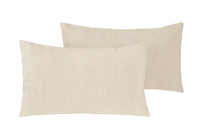 Parure letto in Puro Lino Stonewashed Bollito