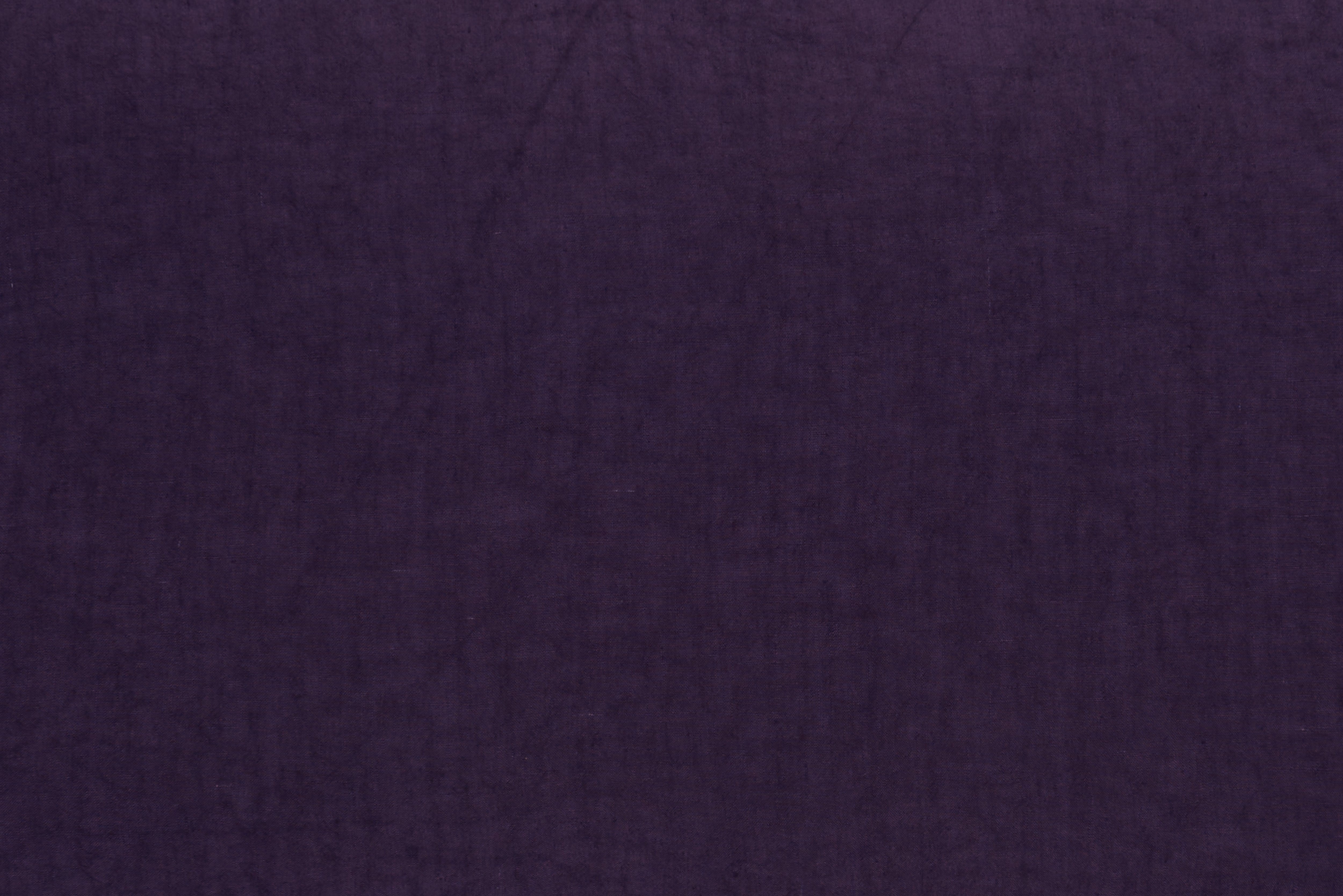 Federa in puro lino stonewashed Viola con Frou Frou