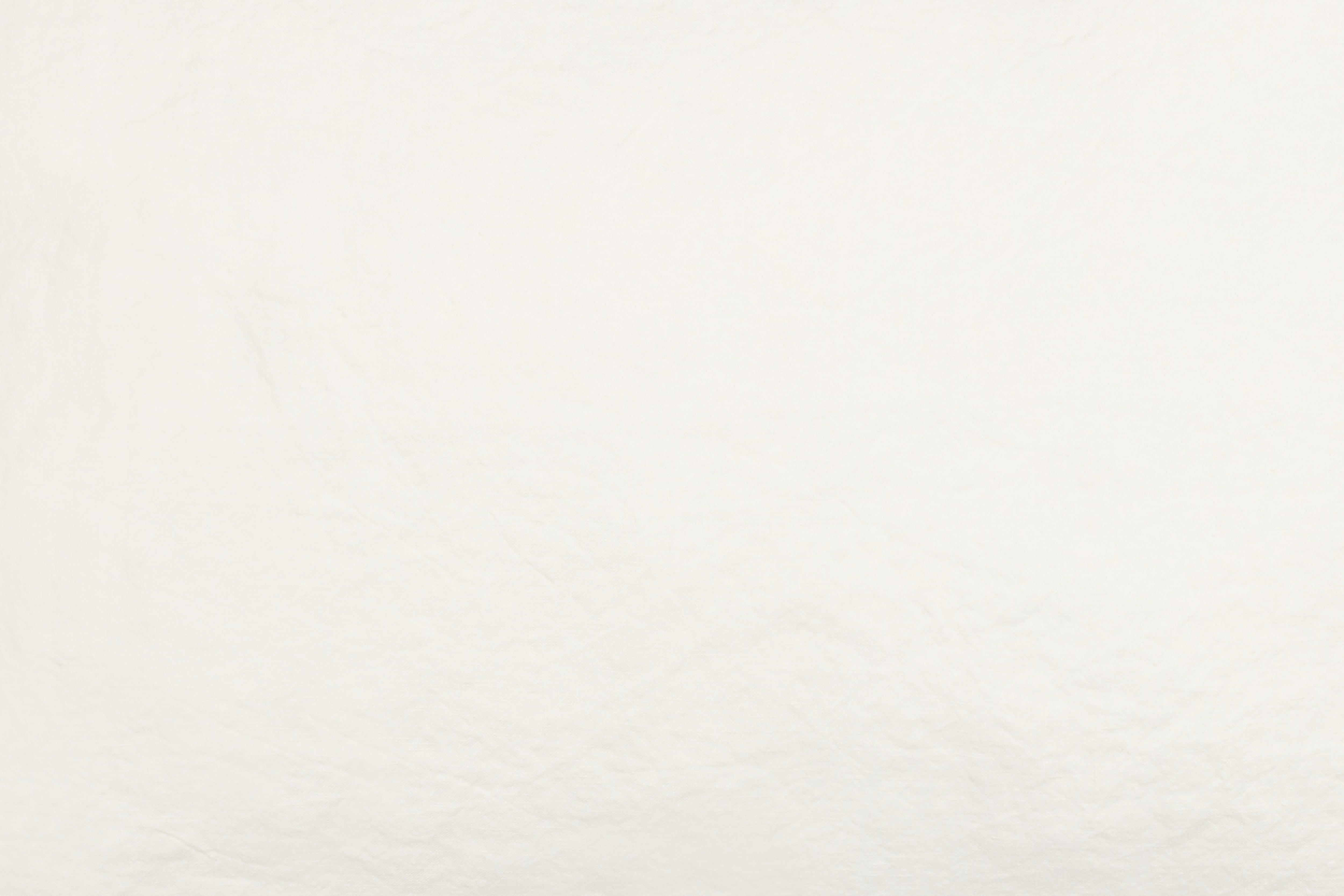 Federa in puro lino stonewashed Avorio con Frou Frou