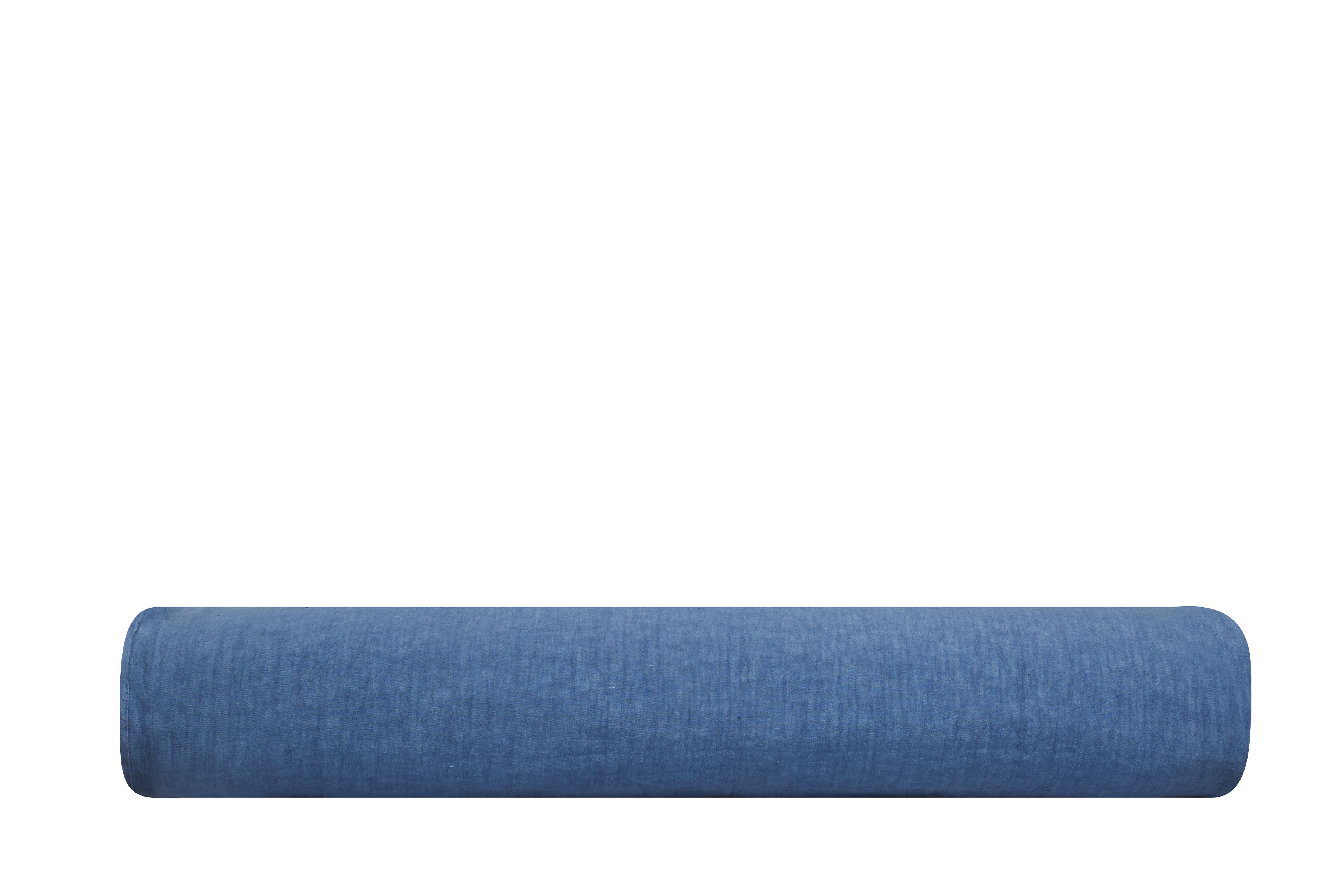 Lenzuolo sotto con angoli in puro lino stonewashed Bluette