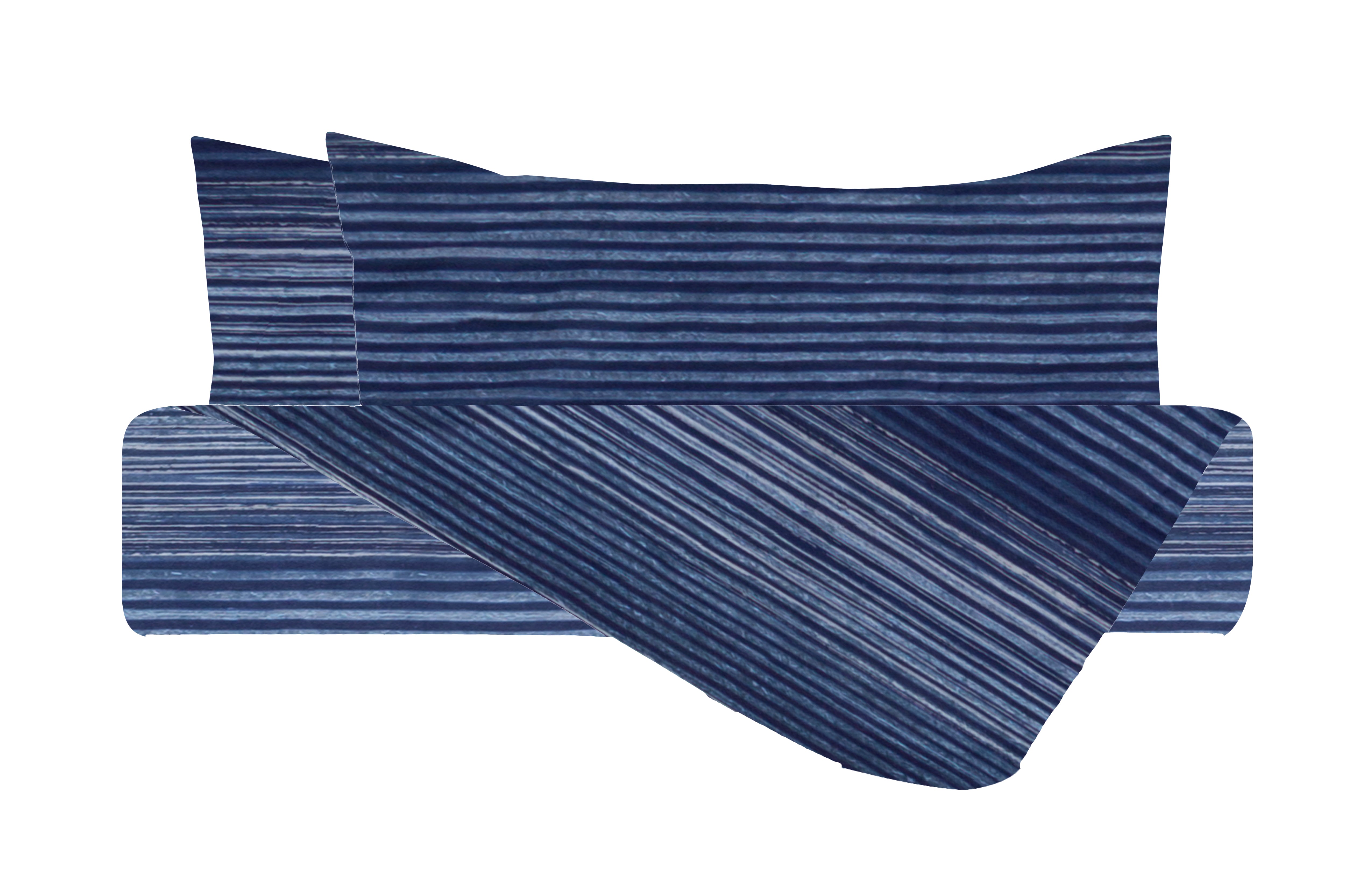 Set copripiumino federe parure Copripiumino eleganti fantasie stampa digitale 100% cotone Made in Italy  GIOCHI BLU - Vanita di raso