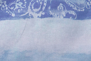Lenzuolo piano stampa digitale in cotone made in italy MARE