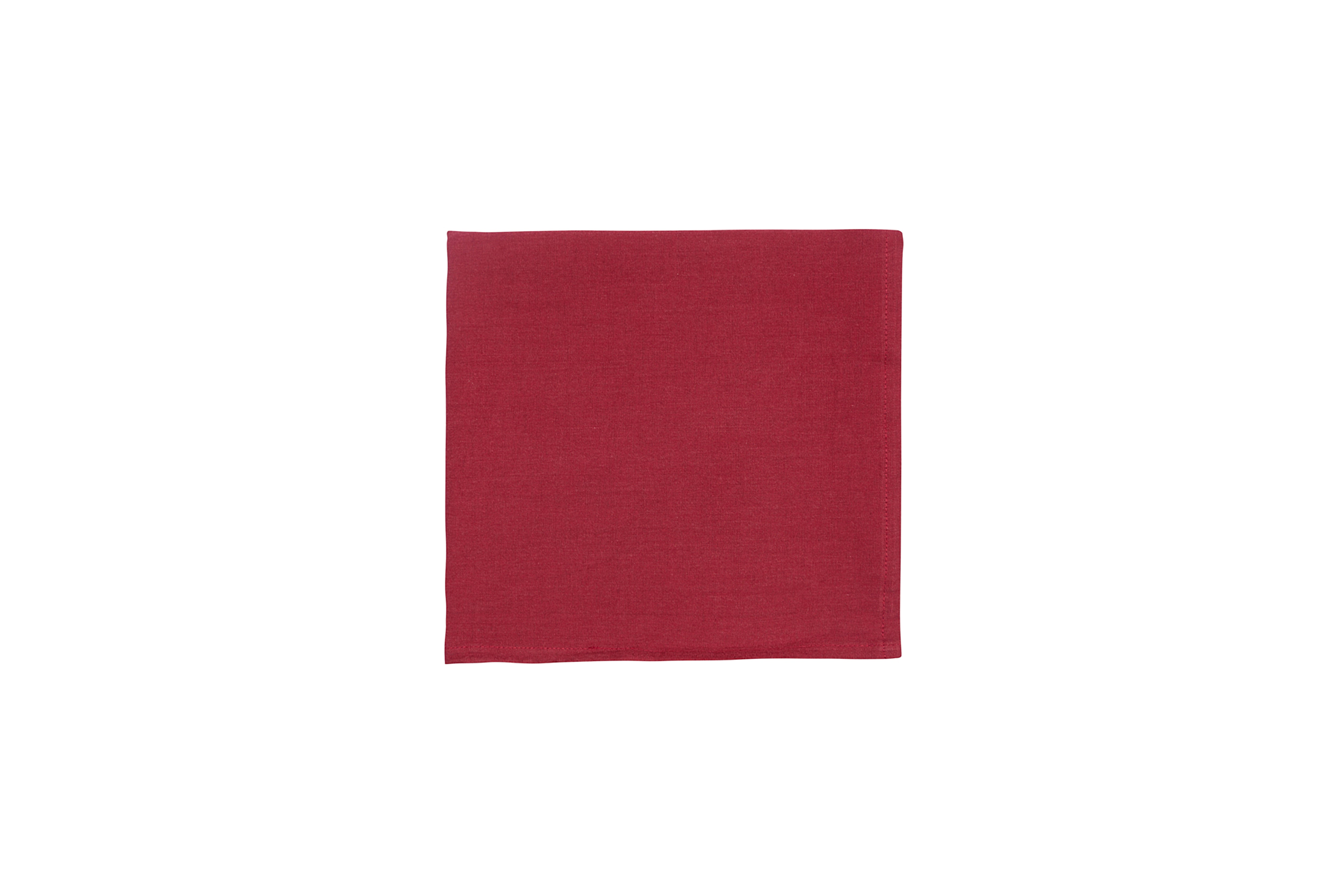 Set di 6 tovaglioli da tavola 45 X 45 CM in misto lino morbido resistente elegante made in italy CILIEGIA