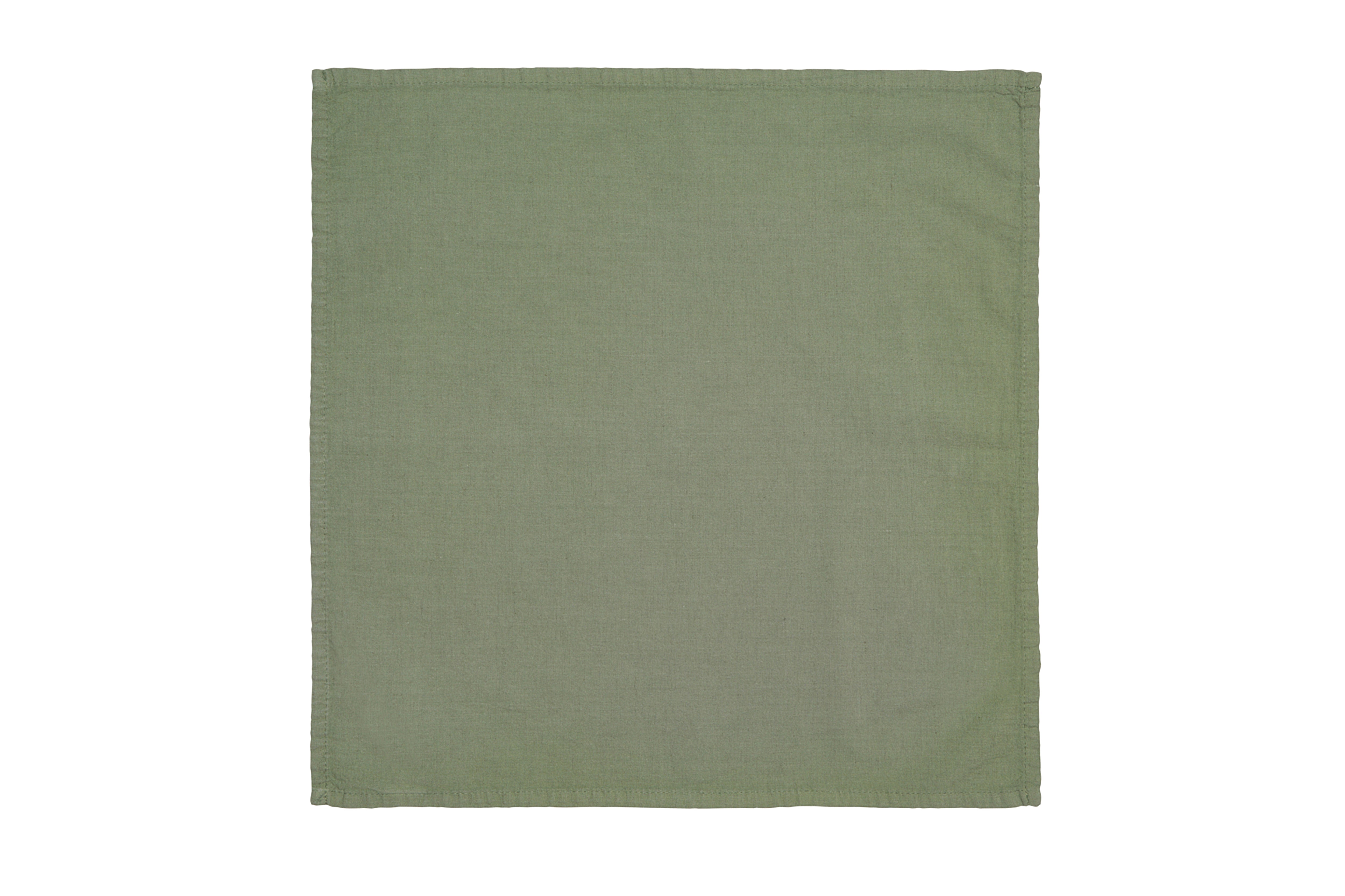 Set di 6 tovaglioli da tavola 45 X 45 CM in misto lino morbido resistente elegante made in italy OLIVA