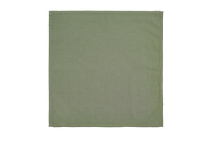 Set di 6 tovaglioli da tavola 45 X 45 CM in misto lino morbido resistente elegante made in italy OLIVA