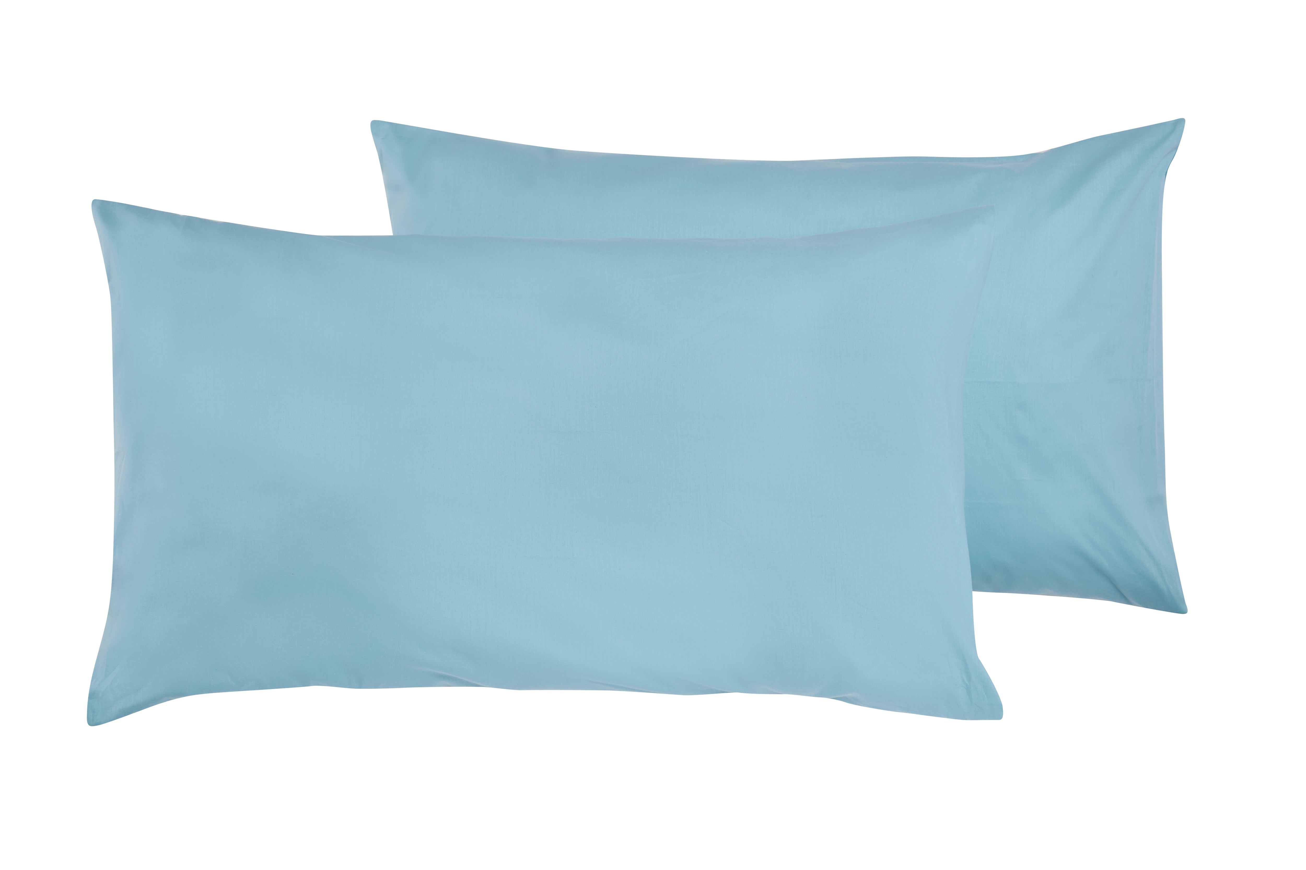Set copripiumino federe letto parure copripiumino in cotone made in Italy AZZURRO