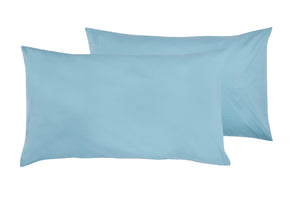 Set copripiumino federe letto parure copripiumino in cotone made in Italy AZZURRO