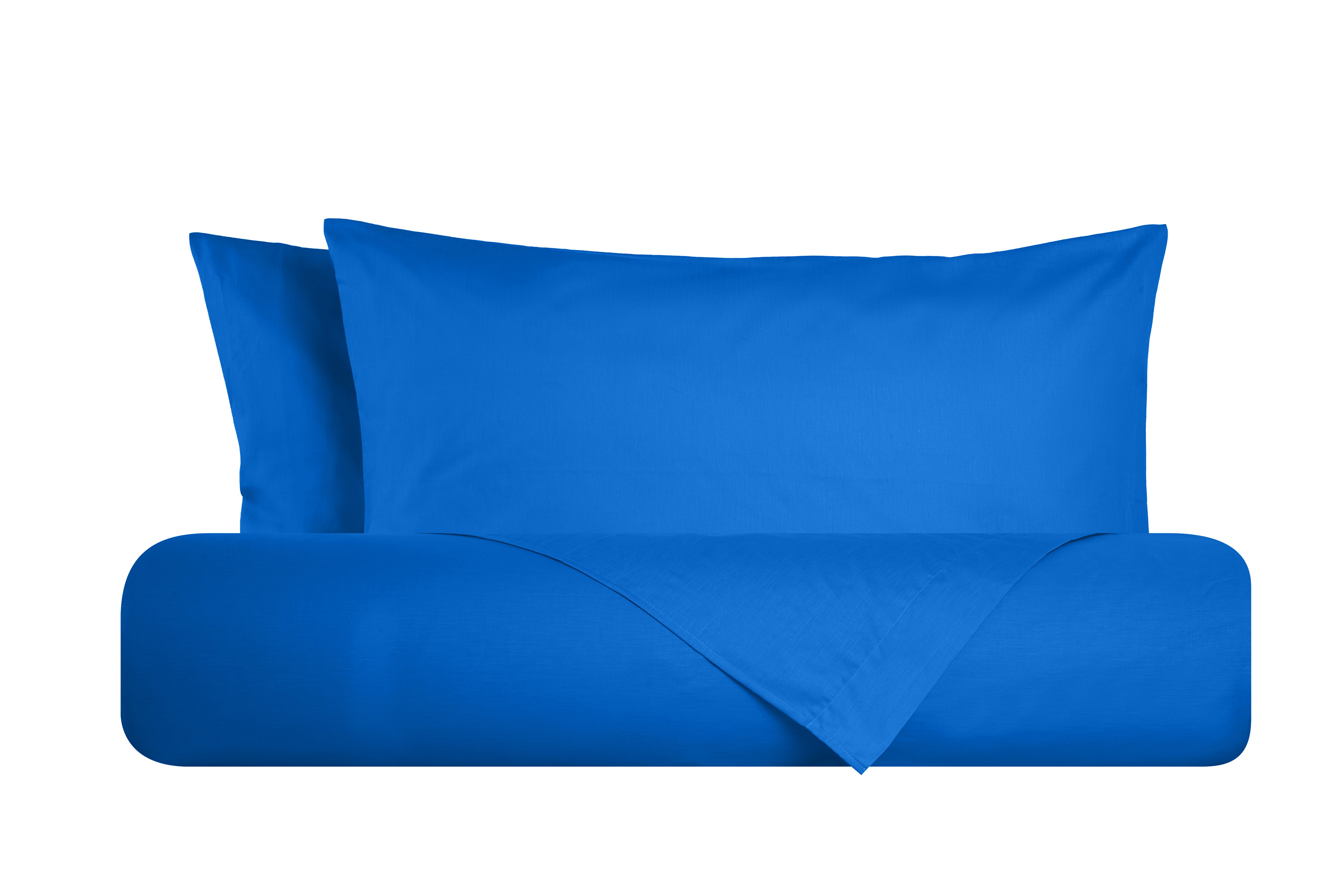 Set copripiumino federe letto parure copripiumino in cotone made in Italy BLUETTE