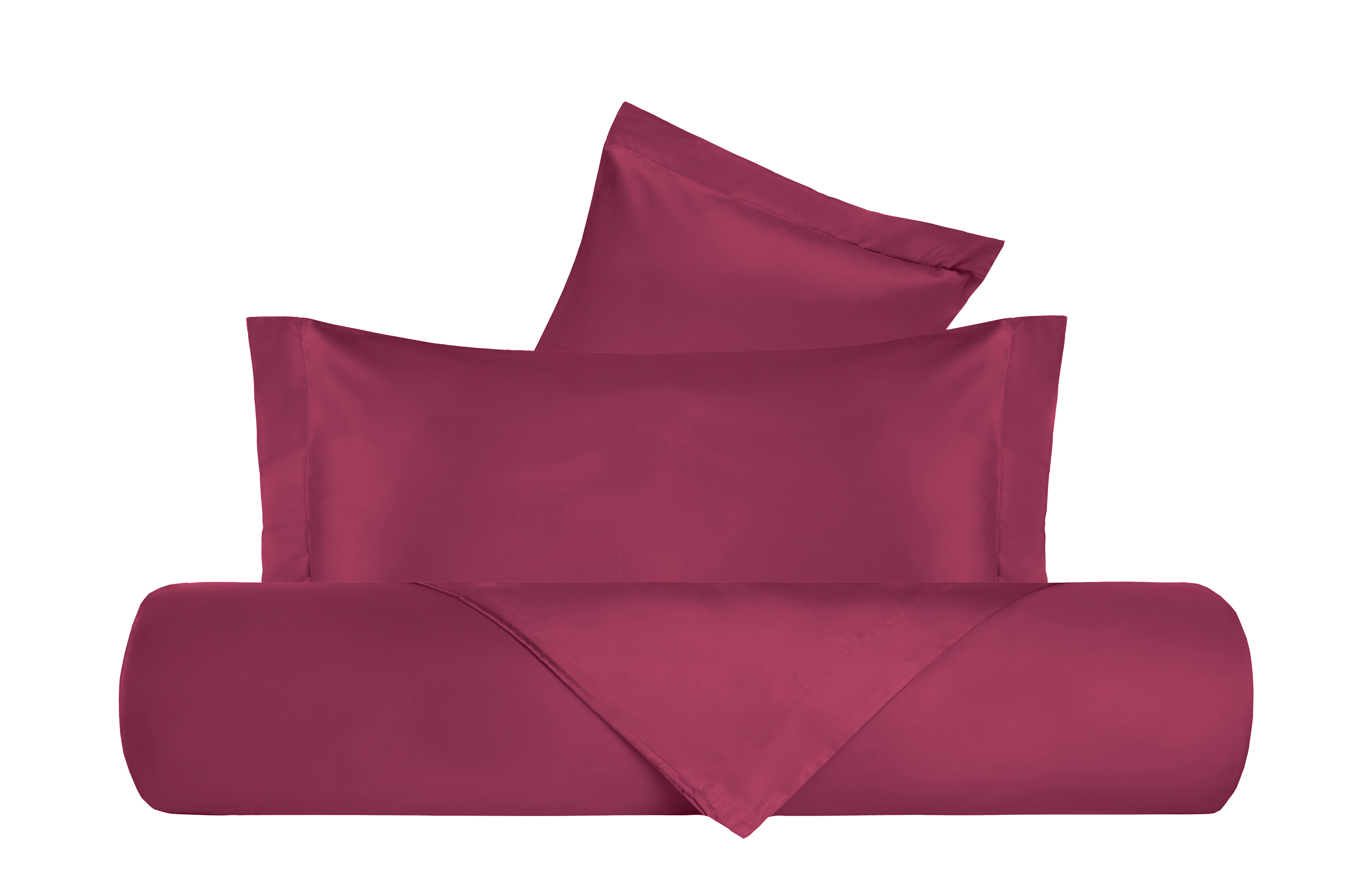 Parure Letto in Raso di puro cotone Violaceo