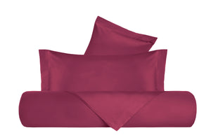 Parure Letto in Raso di puro cotone Violaceo