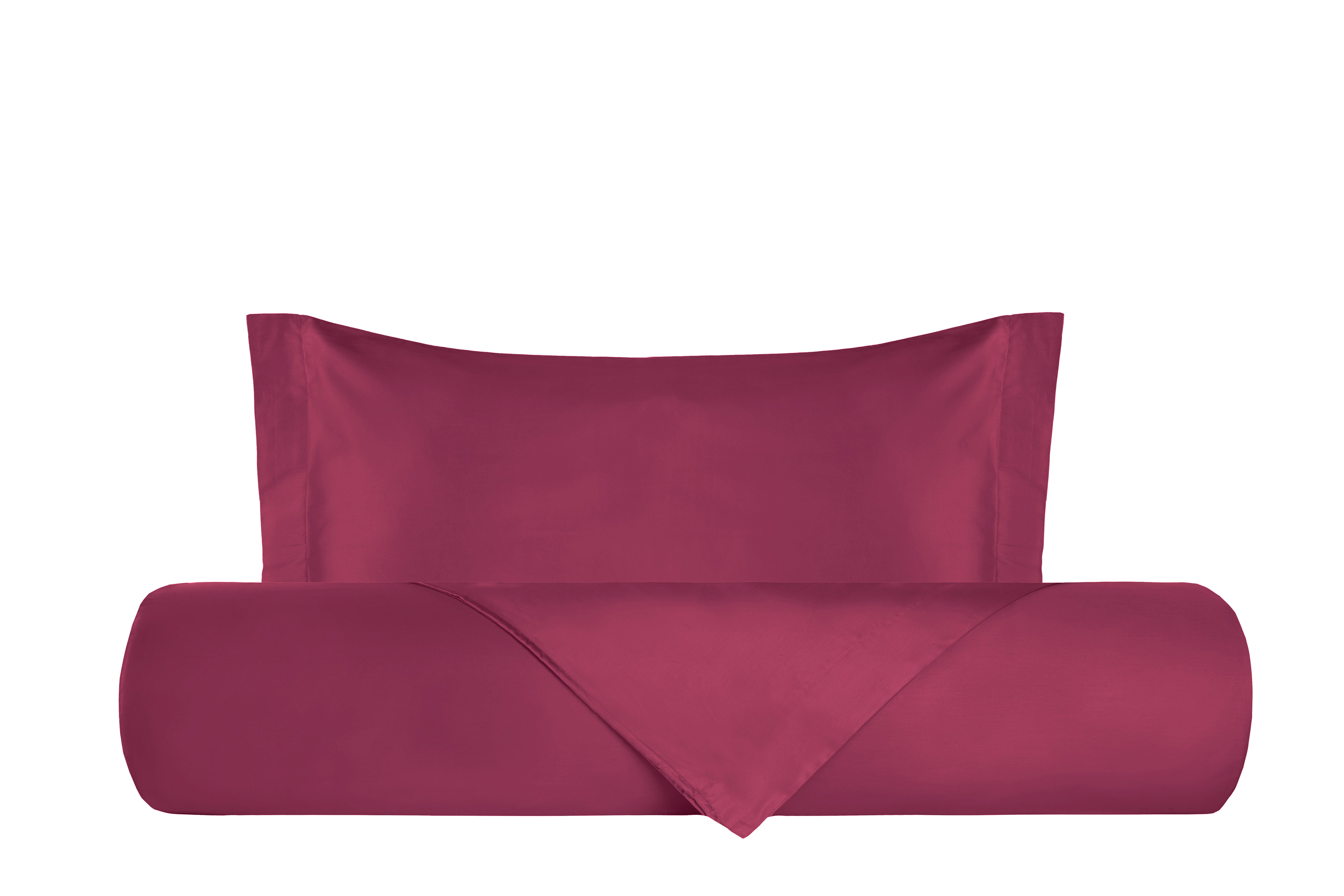 Parure Letto in Raso di puro cotone Violaceo