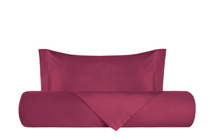 Parure Letto in Raso di puro cotone Violaceo
