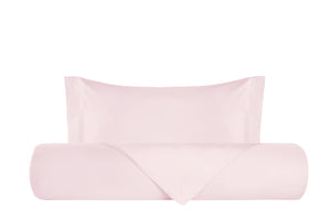 Parure Letto in Raso di puro cotone Rosa