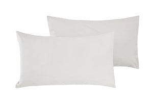 Coppia di federe Set di 2 federe copricuscino guanciale Letto in flanella caldo cotone 100% cotone Made in Italy PANNA
