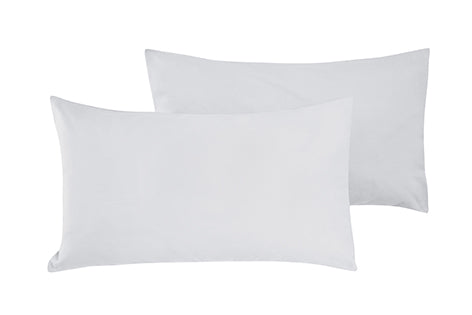 Coppia di federe Set di 2 federe copricuscino guanciale Letto in flanella caldo cotone 100% cotone Made in Italy BIANCO