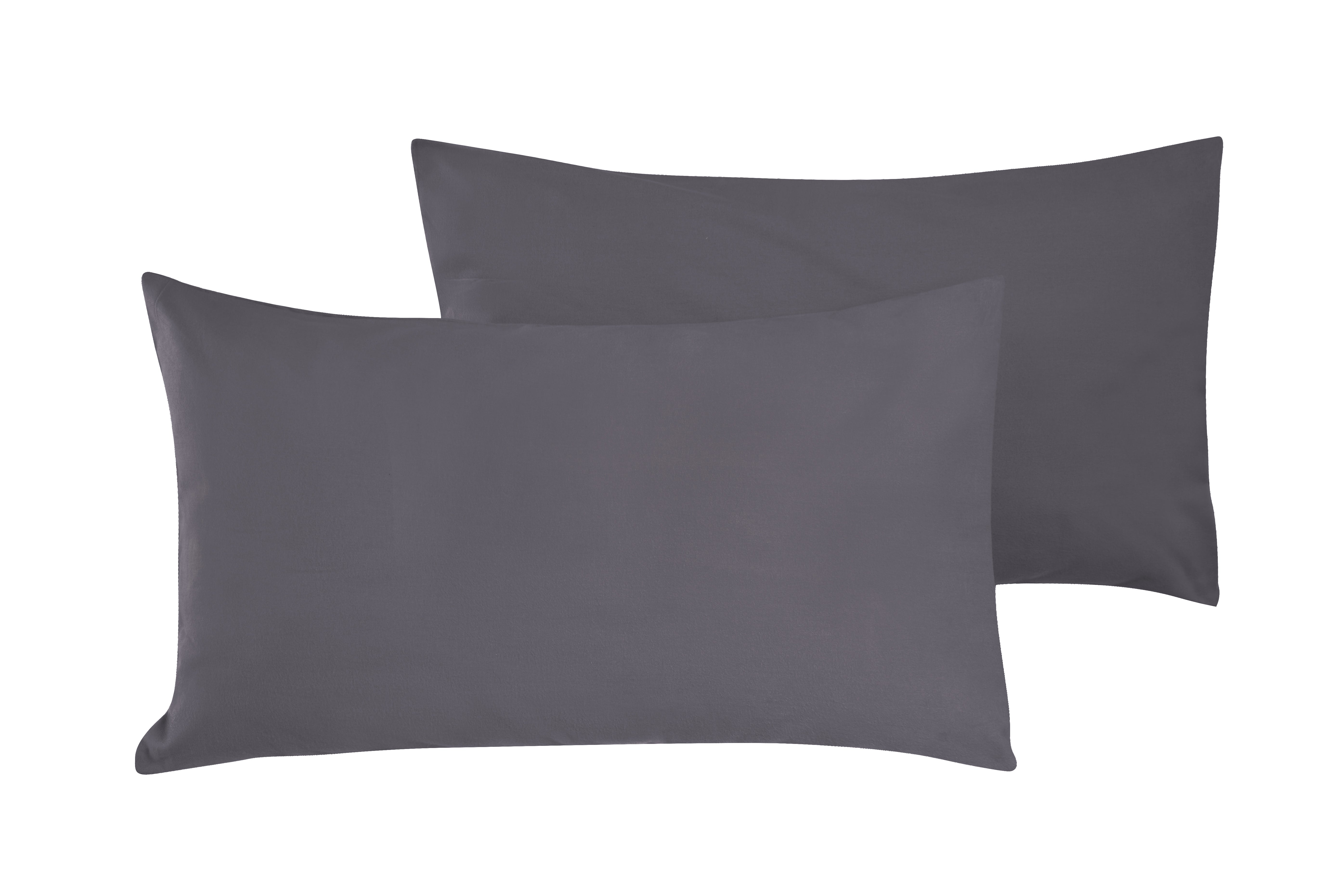 Completo letto lenzuola flanella caldo cotone 100% cotone Made in Italy  GRIGIO FUMO