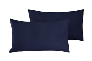 Completo letto lenzuola flanella caldo cotone 100% cotone Made in Italy  BLU NOTTE
