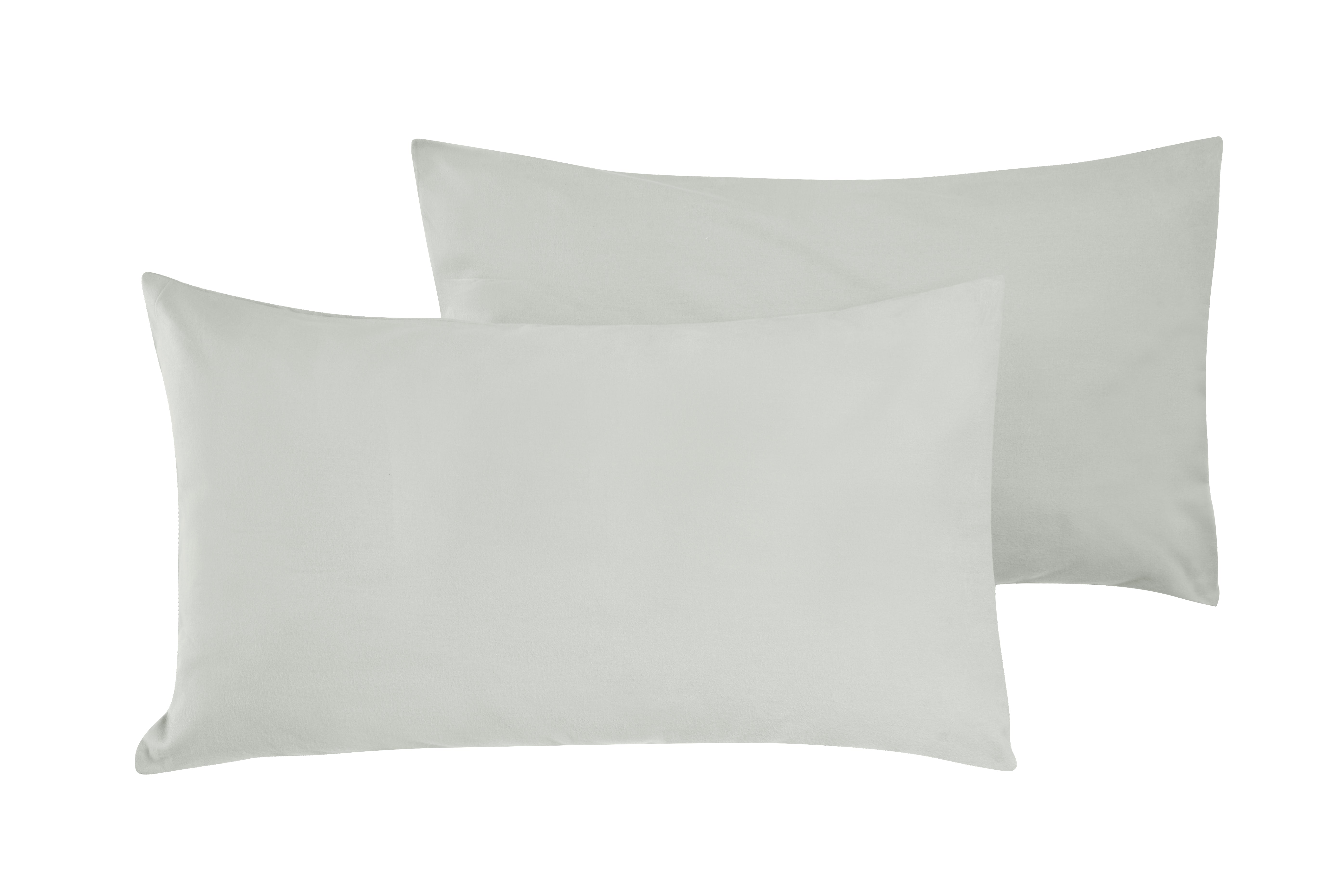 Completo letto lenzuola flanella caldo cotone 100% cotone Made in Italy  GRIGIO PERLA
