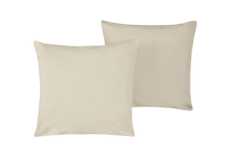 Coppia di federe Set di 2 federe copricuscino guanciale Letto in flanella caldo cotone 100% cotone Made in Italy SABBIA