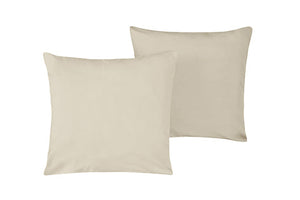 Coppia di federe Set di 2 federe copricuscino guanciale Letto in flanella caldo cotone 100% cotone Made in Italy SABBIA