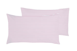 Set copripiumino federe parure copripiumino stampa digitale 100% cotone Made in Italy RIGA ROSA
