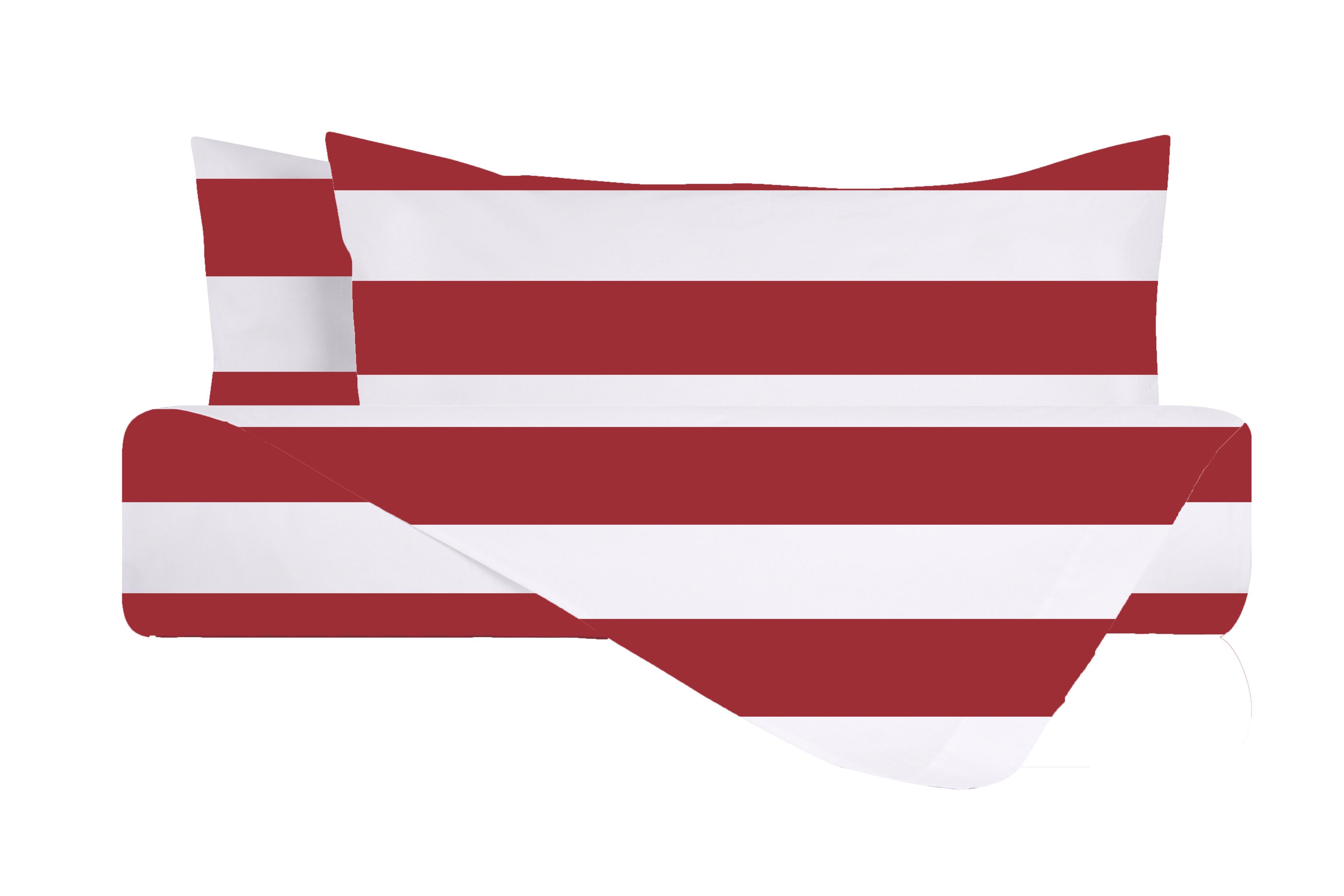 Set copripiumino federe parure copripiumino stampa digitale 100% cotone Made in Italy RIGA MAXI BORDEAUX