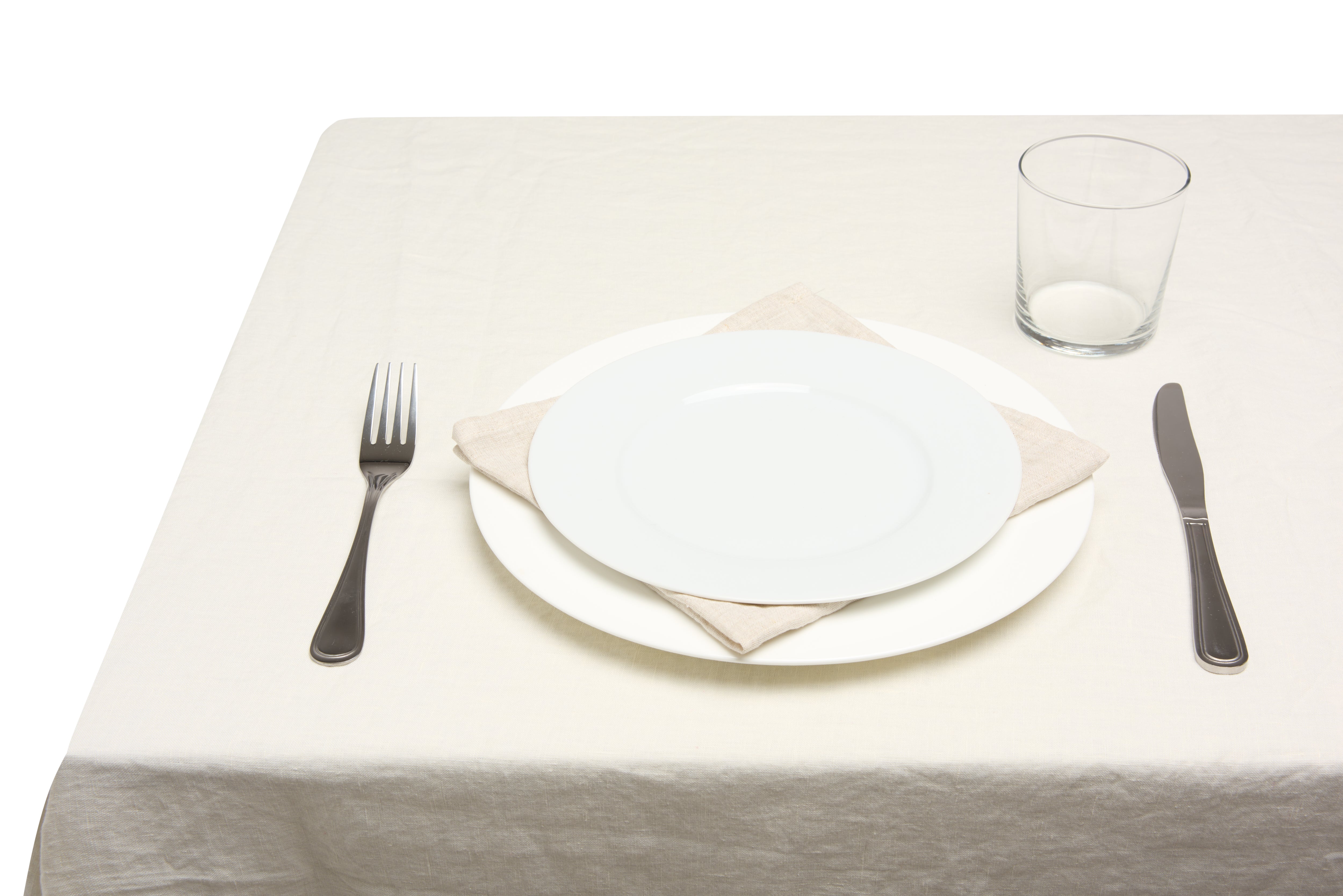 Tovaglia da tavola in 100% puro lino lavato delavè stone washed morbido resistente elegante made in italy  Avorio con Frou Fou Bordeaux