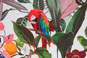 Tovaglia da tavola in cotone stampa digitale dai colori vivi ed intensi lavabile in lavatrice made in Italy AMAZZONIA