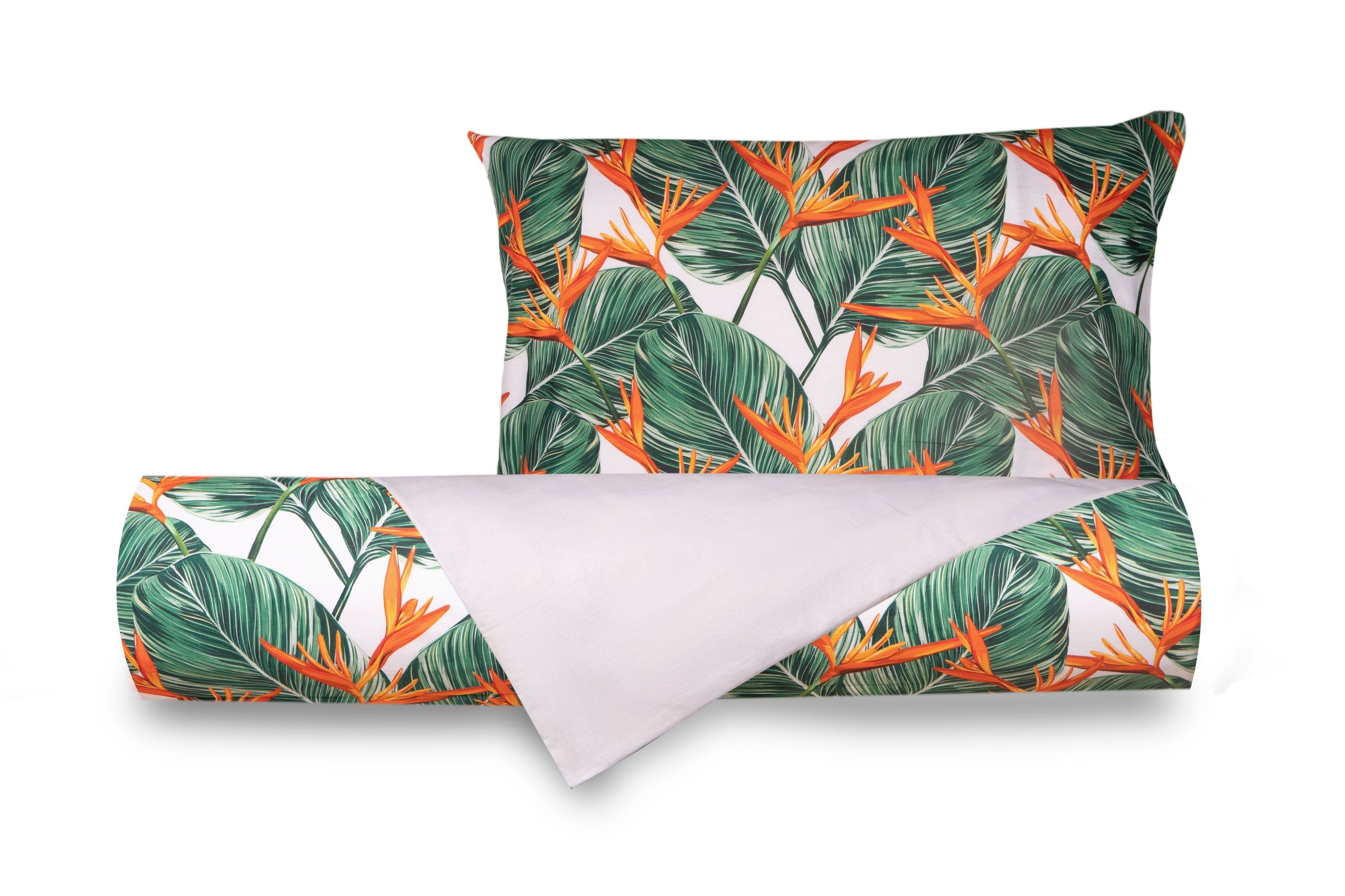 Set Copripiumino federe bifaccia Doubleface parure Copripiumino Stampa Digitale Cotone Made in Italy AFRICA/BIANCO