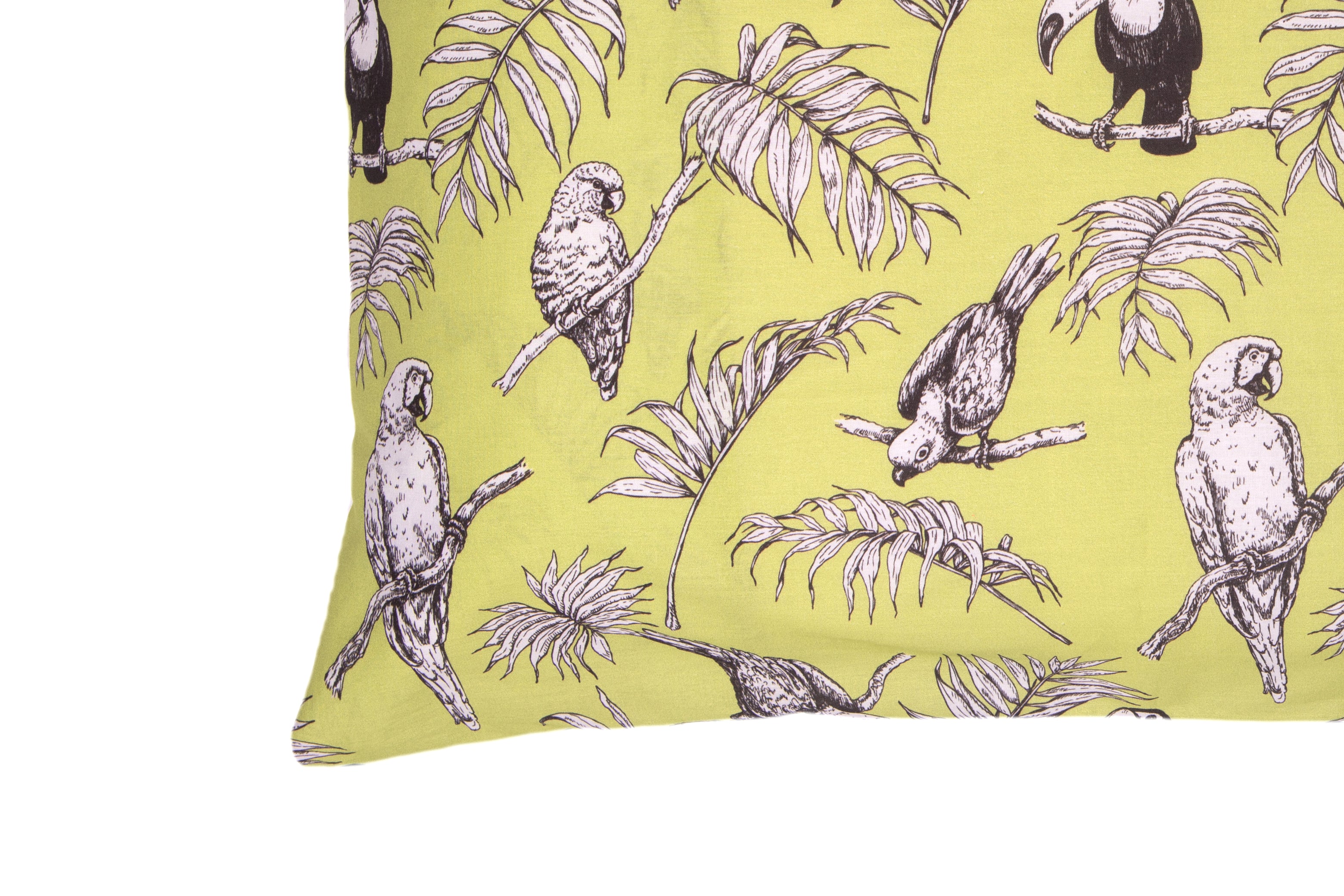 Completo letto lenzuola federe bifaccia double face stampa digitale in cotone made in italy  CUBA VERDE/BIANO