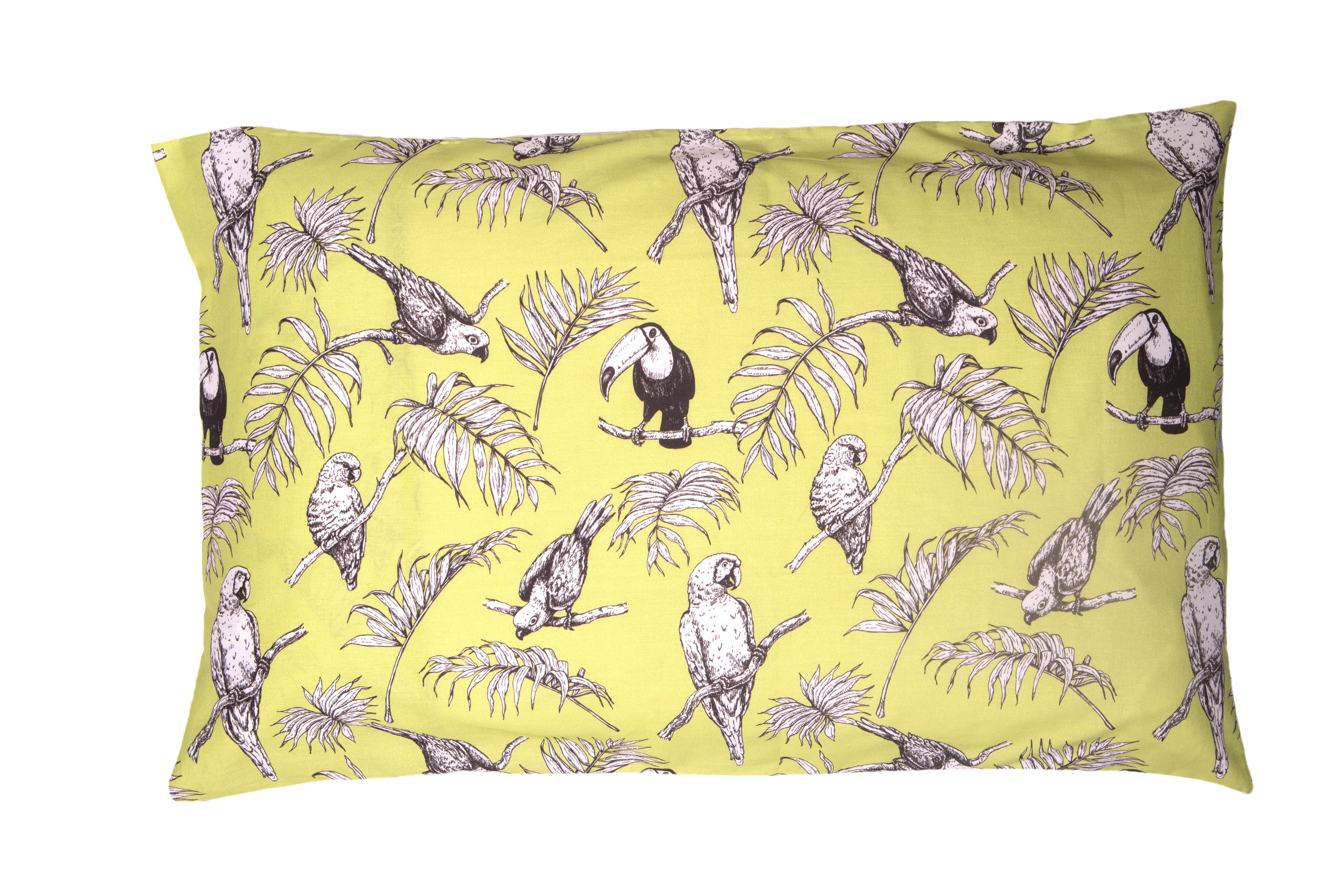 Completo letto lenzuola federe bifaccia double face stampa digitale in cotone made in italy  CUBA VERDE/BIANO